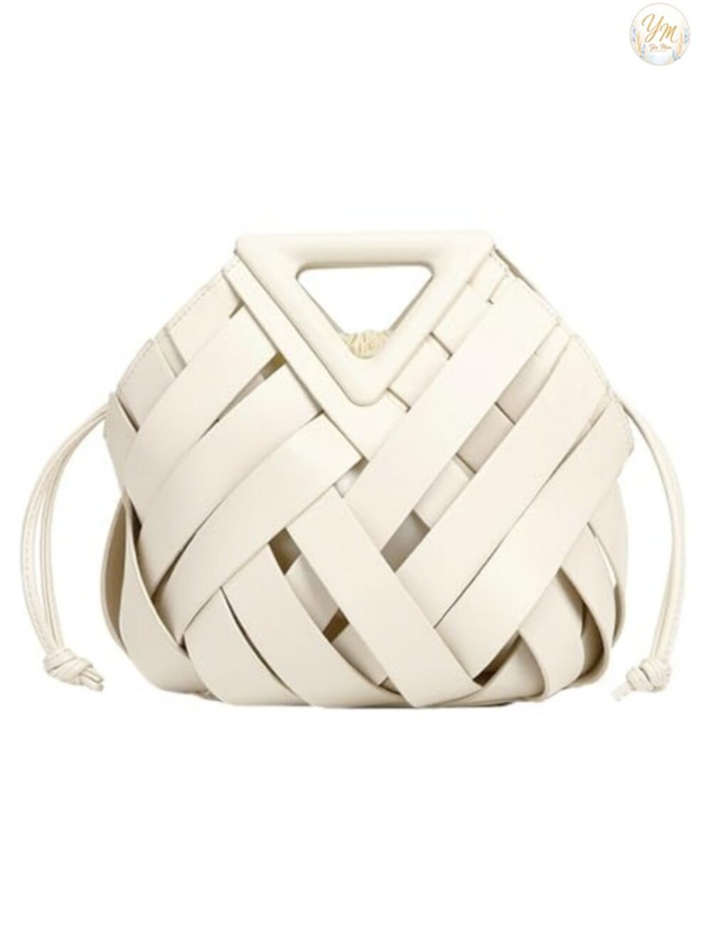 Vegan Leather Woven Crossbody Shoulder Bag Top Handle Handbag Satchel